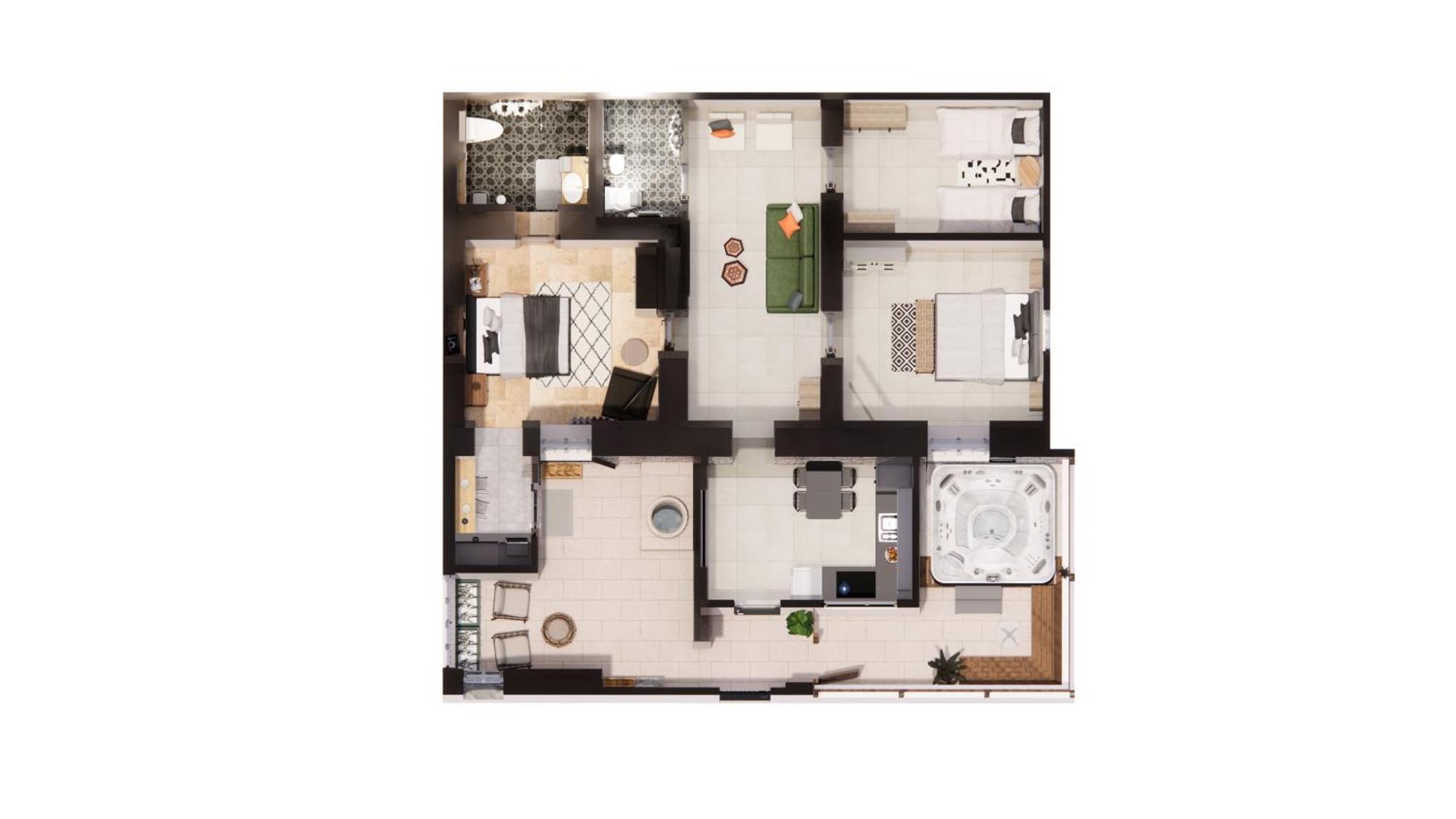 Apartment Mamilla View- &